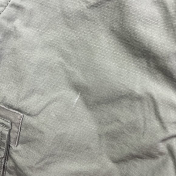 Y2K Tommy Hilfiger TH Cargo Shorts Military Green Tech Pockets Utility Men Sz 33 - Picture 7 of 16